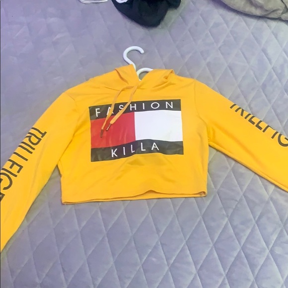 Fashion Killa CROPPED hoodie - Picture 3 of 4